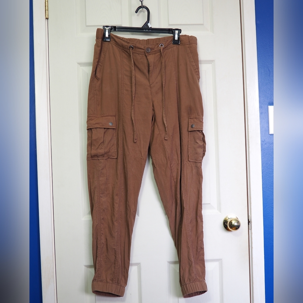 Brown Cargo Joggers